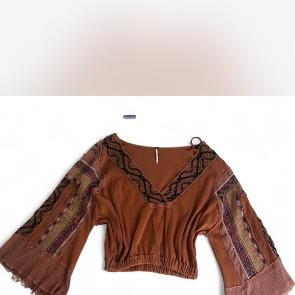 Free People Tops - Free People Bohemian Brown Women's Top